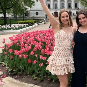 Lulus light pink mini dress